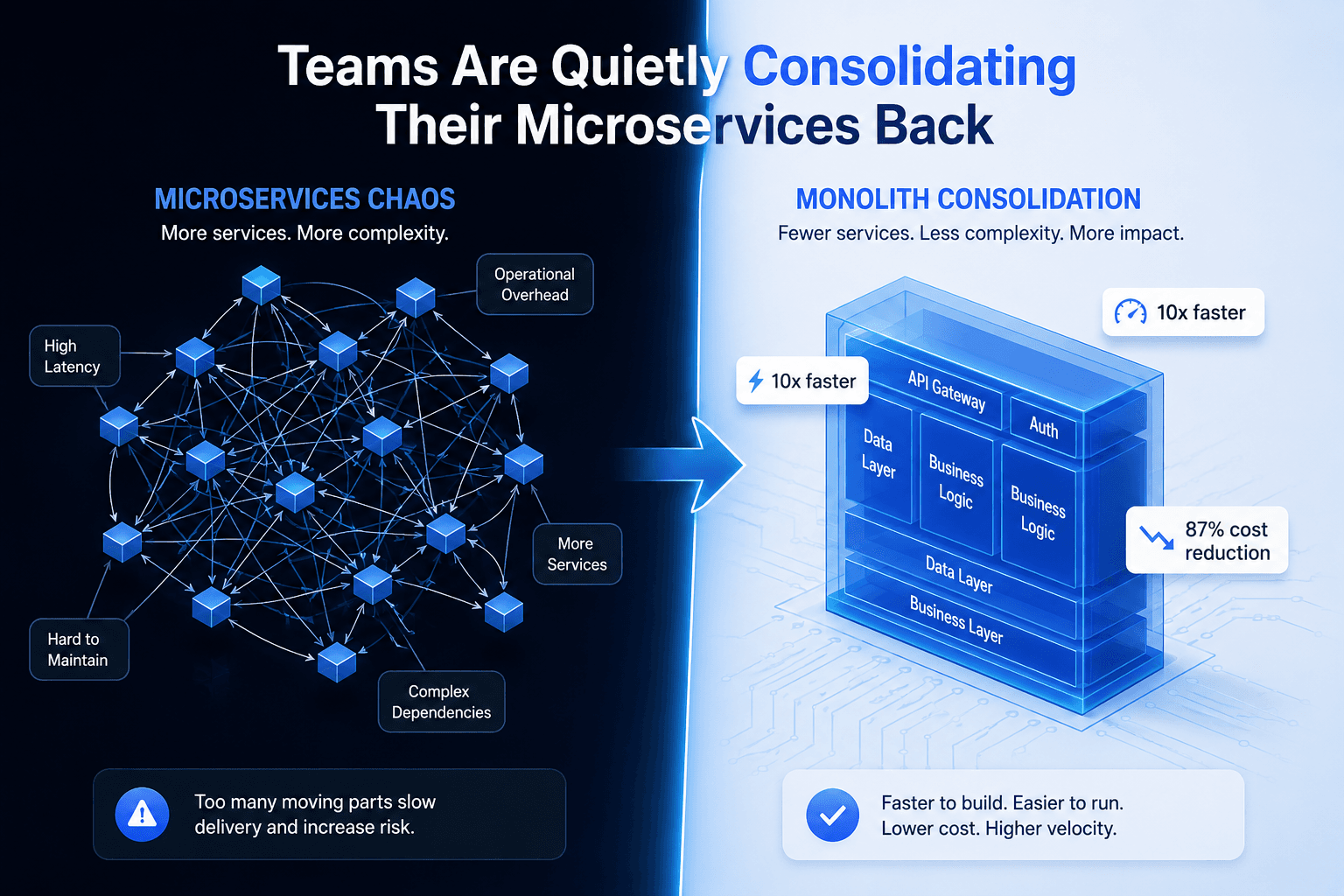Why Teams Are Consolidating Microservices Back